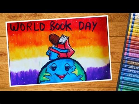 World Book Day Drawing Poster On World Book Day World Book Day