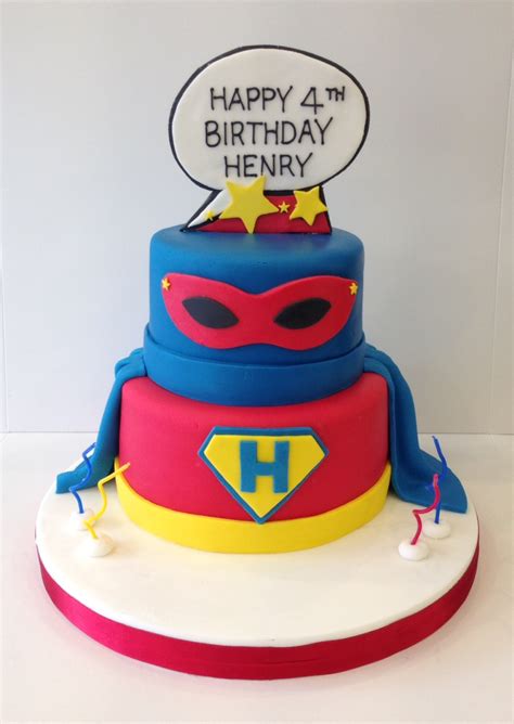 Superhero Birthday cakes - Cakes by Robin