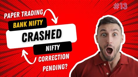 Bank Nifty Crashed Nifty Correction Pending Youtube