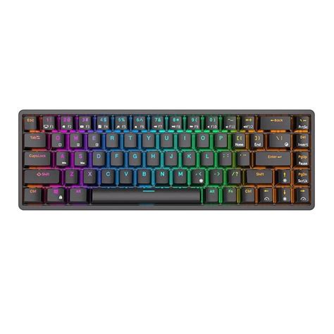 Mechanical keyboard Royal Kludge RK837 RGB, Brown switch (black ...