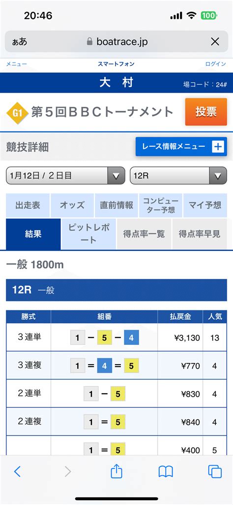 112 🦋㊗️的中報告㊗️🦋 ㊗️g1大村競艇㊗️🎊12r 313倍的中㊗️ 🎯🎉㊗️④連続的中🎯🎯絶好調🎉🌈ビシキマ‼️次も当てまーす💪