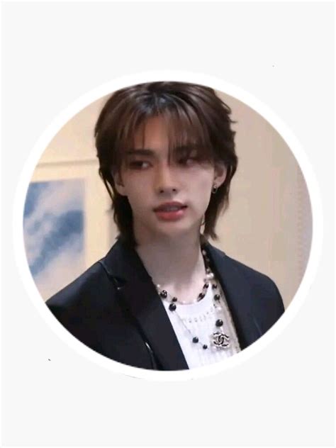 Skz Hyunjin Sticker Sticker For Sale By Alikarsunky Redbubble