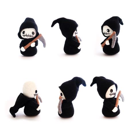 Halloween Grim Reaper amigurumi pattern - Amigurumi.com