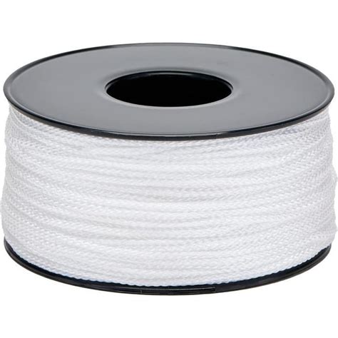 Corde Tressée Polypropylène PP Blanc Bobine Ø 1 5mm 100 M S3