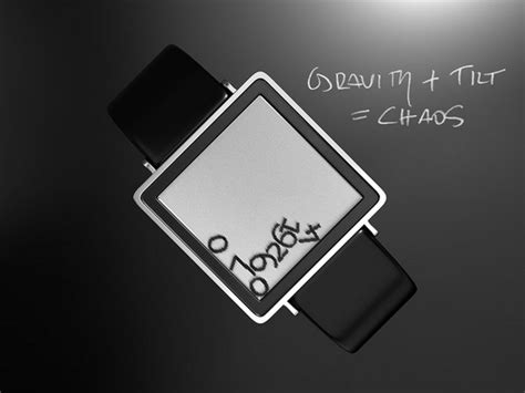 Gravity - концептуальные гравитационные часы от TokyoFlash