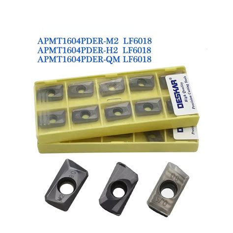 Pcs Apmt Pder M H Qm Lf Carbide Insert Deskar Apmt