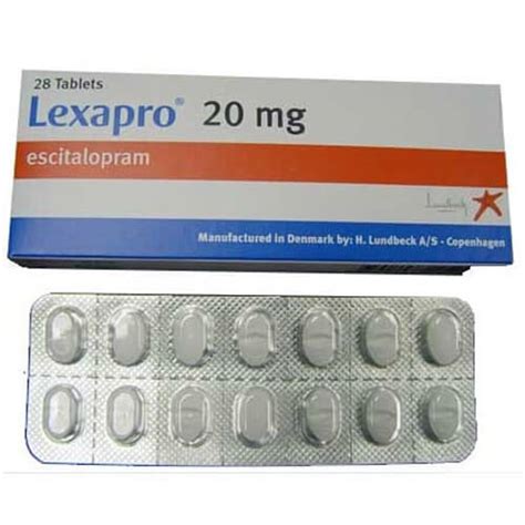 Lexapro 20 Mg Buy Medicine Online World Pharma Meds