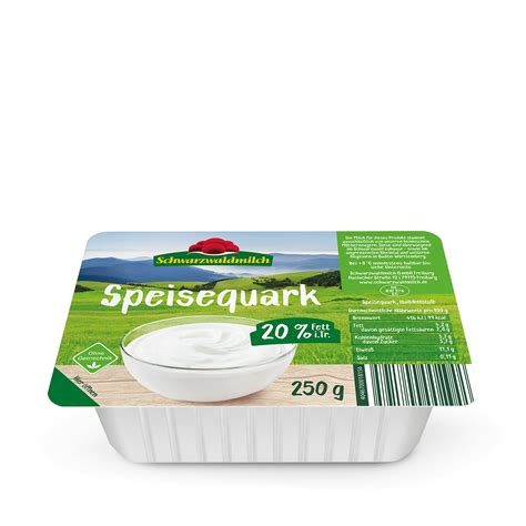 Speisequark G Packung Schwarzwaldmilch