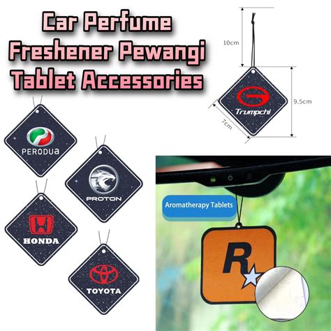 1pcs Car Fragrance Tablet Car Long Lasting Aromaterapi Fragrance For