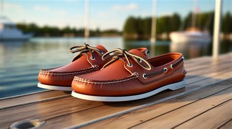 Premium AI Image | A photo of casual boat shoes