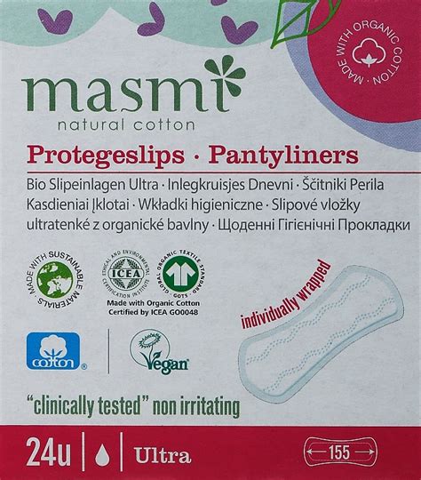 Masmi Prot Ge Slips En Coton Bio Ultra Emballage Individuel Makeup Fr