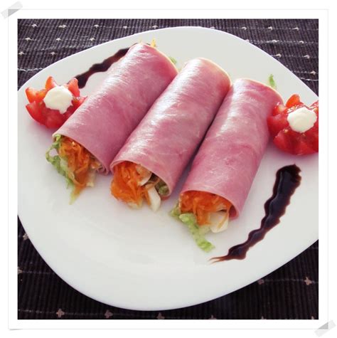 Rollitos de Jamón York Relleno Recetas Para Torpes