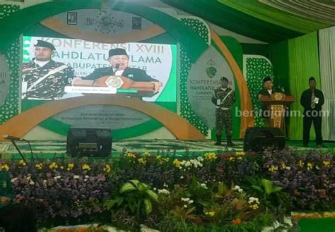 Konfercab Nu Kab Blitar Resmi Dibuka Kh Miftakhul Akhyar