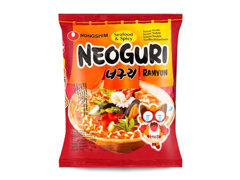 Рамьон з морепродуктами Neoguri 너구리 매운맛26052022 Смак Кореї Taste