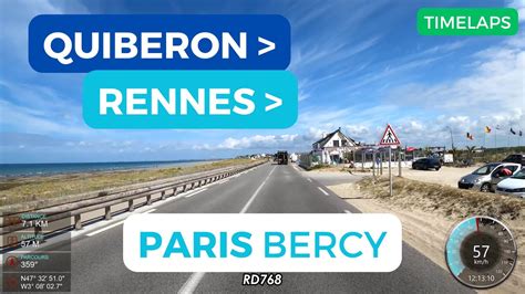 FLIXBUS 1602 QUIBERON RENNES PARIS BERCY 500 Km En SETRA S 516 HD