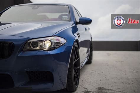 Clean Looking Monte Carlo Blue Bmw F M On Hre Wheels