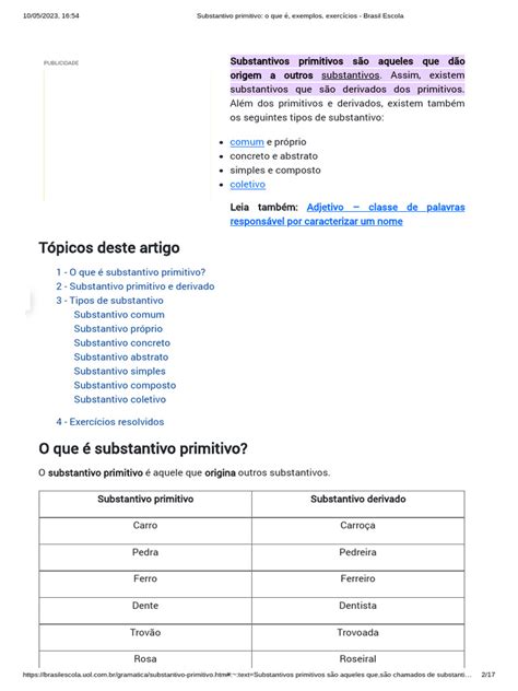 Substantivo Primitivo De Anoitecer - Substantivo Primitivo - o Que É, Exemplos, Exercícios - Brasil Escola ...