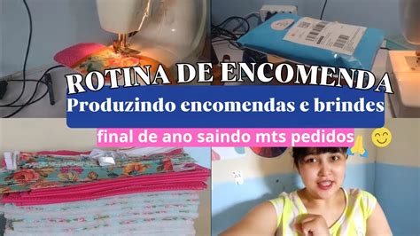 Rotina De Encomenda Fazendo Brindes Produzindo Encomendas Saindo