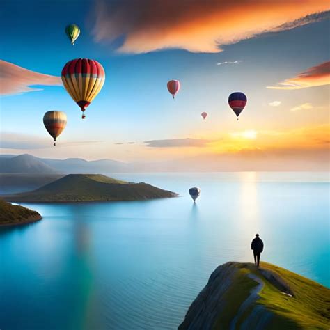 Create Vibrant And Whimsical Hot Air Balloon Artwork For You By Jefersique Fiverr