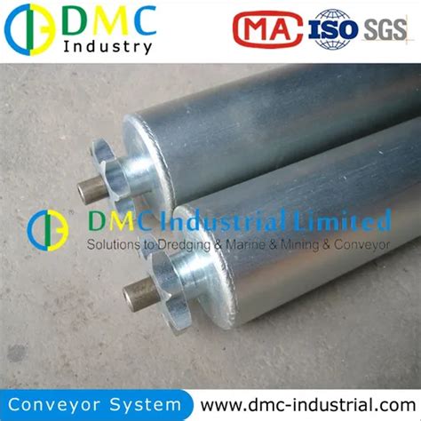 Rubber Coated Steel Conveyor Rollers Gravity Conveyor Roller And