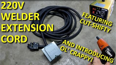 Welder 220v Extension Cord Diy Youtube