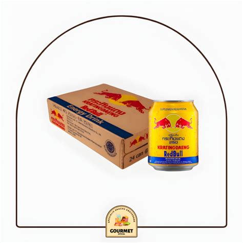 Jual Kratingdaeng Red Bull Gold Kaleng Can 250 Ml Kemasan 6 Pcs