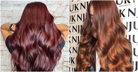 Cabello Rojo Cobrizo En Morenas 10 Tintes Que Le Van Perfecto A Las