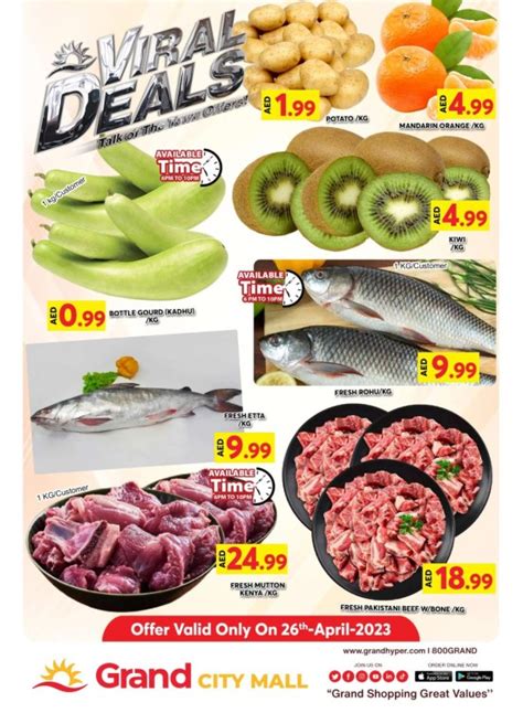 Wednesday Offers - Grand City Mall from Grand Hypermarket until 26th April - Grand Hypermarket ...