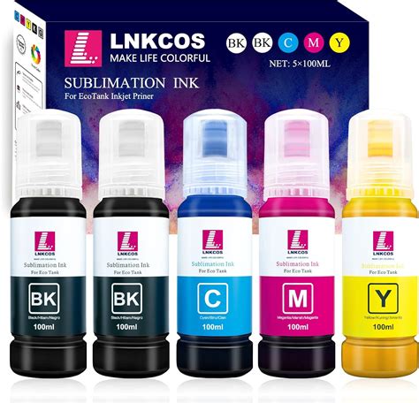 Amazon LNKCOS 500ML Sublimation Ink For Epson EcoTank ET 2400 ET