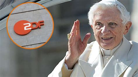 ZDF zeigt Trauerfeier für Papst Benedikt XVI und ändert dafür das Programm