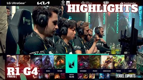 XL Vs FNC Game 4 Highlights Round 1 LEC 2023 Season Finals Excel