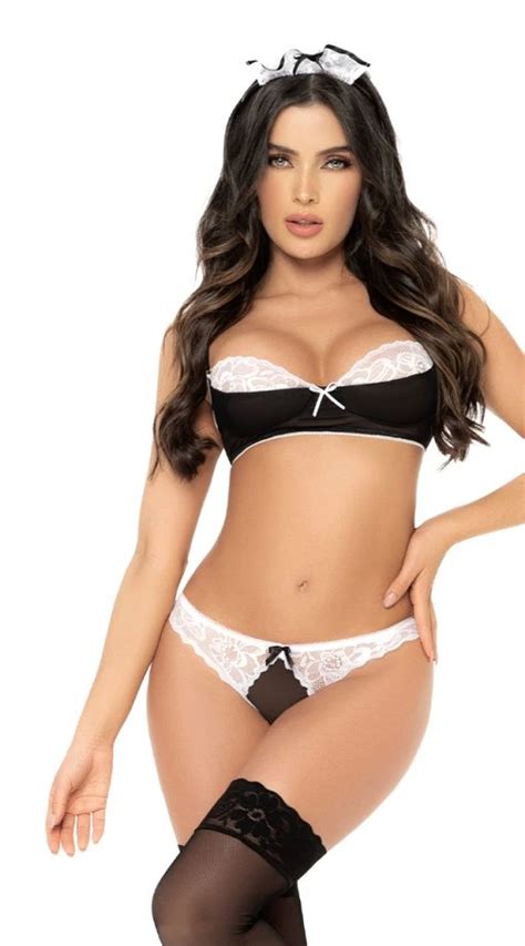 MAPALÉ Sultry French Maid Lingerie Costume Shop 2023 fashion Storemaid