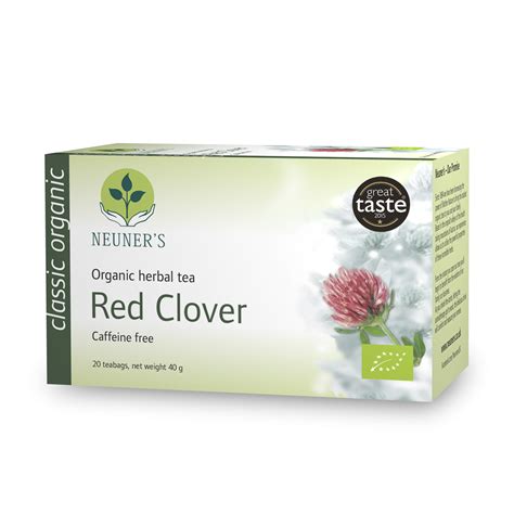 Neuners Organic Herbal Red Clover Tea 20 Bags