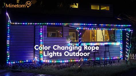 Watch Minetom Color Changing Rope Lights With Multifuction Remote On