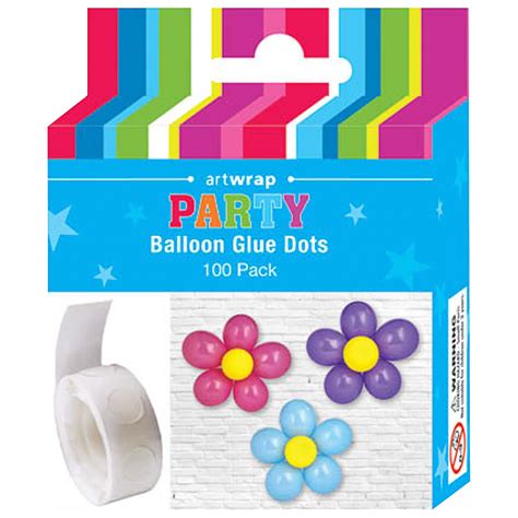 Balloon Glue Dots 100pk | The Reject Shop