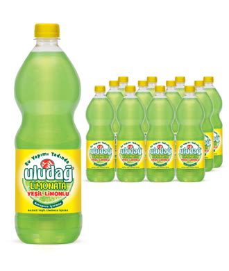 Uludağ Limonata Yeşil Limonlu Pet 1 Lt 12li Paket Limonata