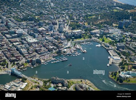 Aerial Inner Harbour, Victoria, BC Stock Photo - Alamy