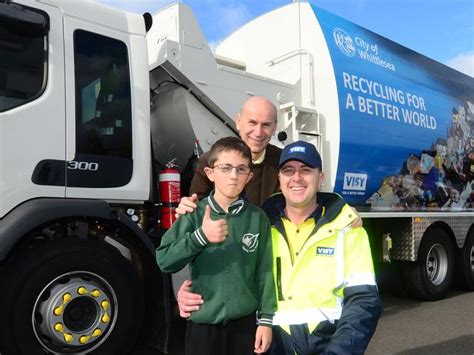 Epping Views Primary Schoolboys Dream To Meet Recycling Truck Driver