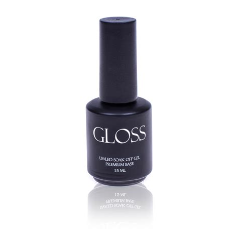 Gloss Premium Base - Каучуковая Основа для Гель-лака с Кистью, 15 Мл ...