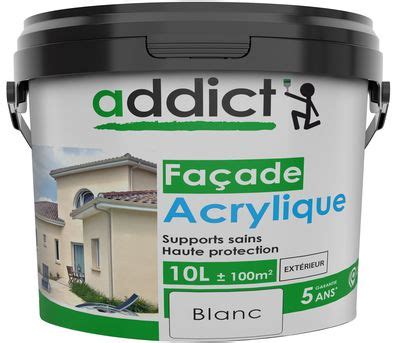 Peinture Fa Ade Hydro Acrylique Blanc L Addict Peinture