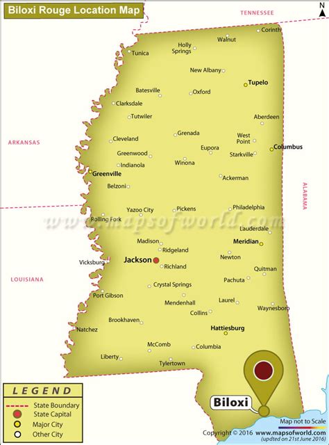 Map Of Biloxi Beach - Kit Sallyanne