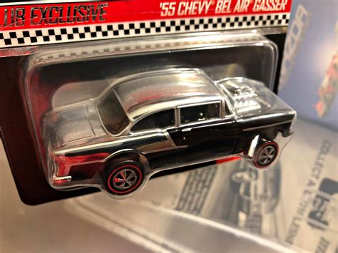 Hot Wheels RLC Membership Chevy Bel Air Gasser Black Chrome
