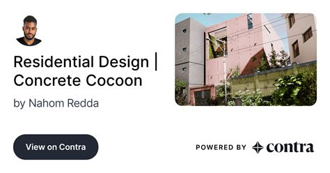 Residential Design Concrete Cocoon By Nahom Redda