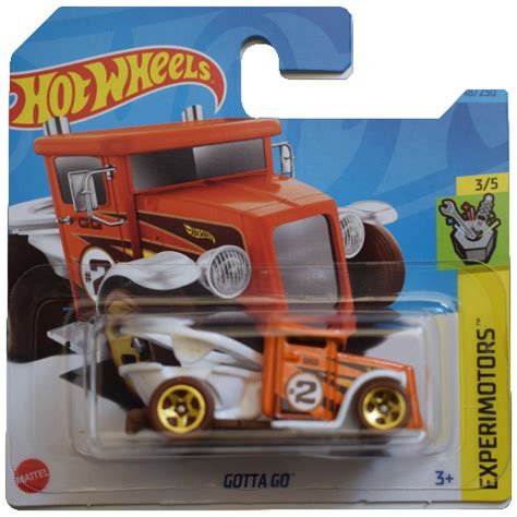 Hot Wheels Gotta Go narancssárga fehér kisautó 1 64 Mattel vásárlás a Játékshopban