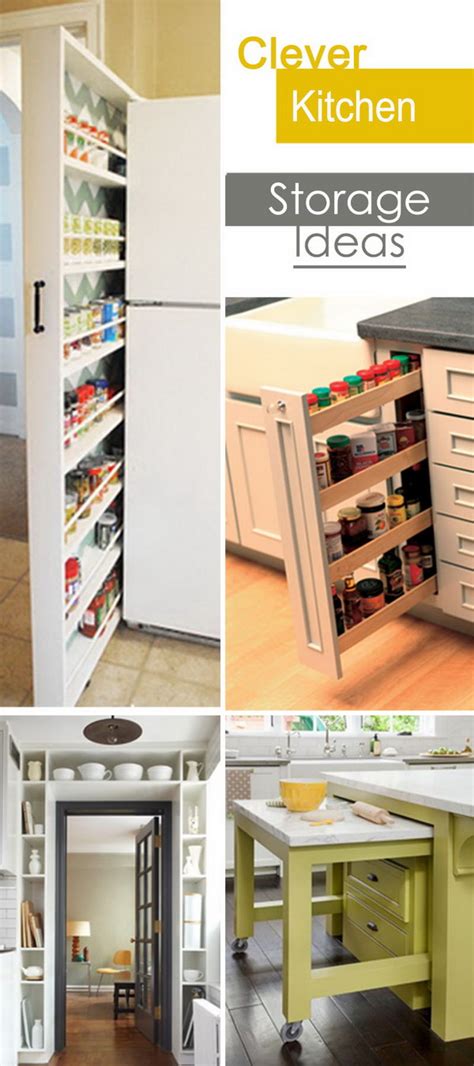 Clever Kitchen Storage Ideas - Hative