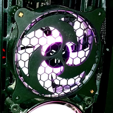 3D file Pyro - PC Cooling Fan Grill | GENSHIN IMPACT・Template to