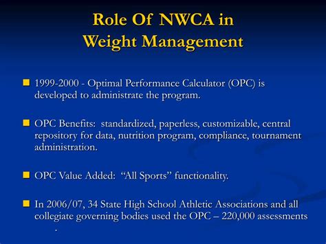 Ppt Nata Nwca Wrestling Weight Management Powerpoint Presentation Free Download Id 455799