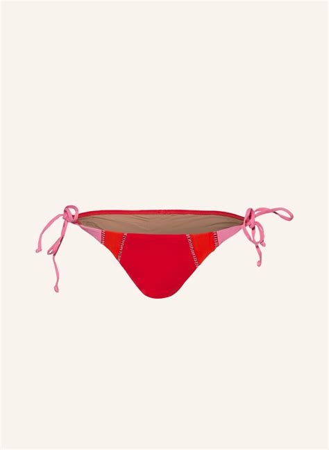 PILYQ Triangel Bikini Hose AVALON In Rot Rosa