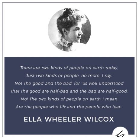 The Poem of Ella Wheeler Wilcox - Poetry - Personal Growth