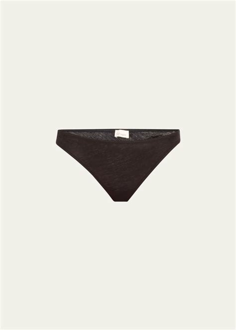 Skin Organic Pima Cotton Jersey Bikini Brief Bergdorf Goodman
